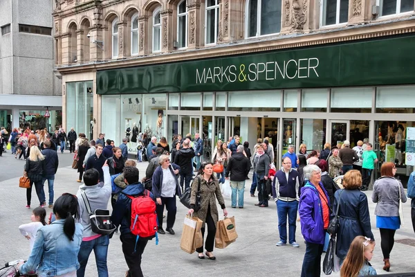 Liverpool Marks and Spencer — Stock Photo, Image