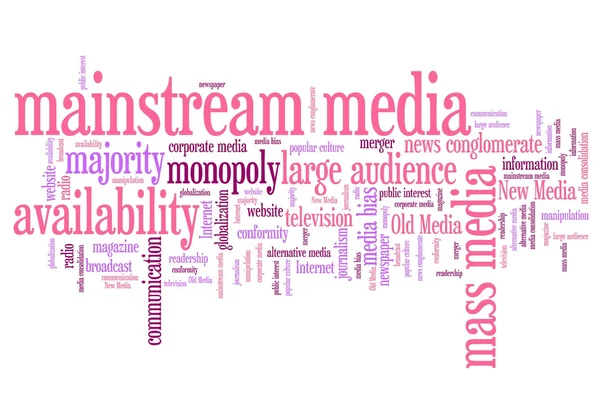 Mainstream media — Stock Photo, Image