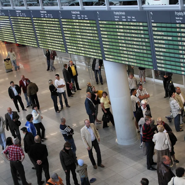 Warschau luchthaven — Stockfoto