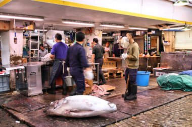 Tokyo balık pazarında