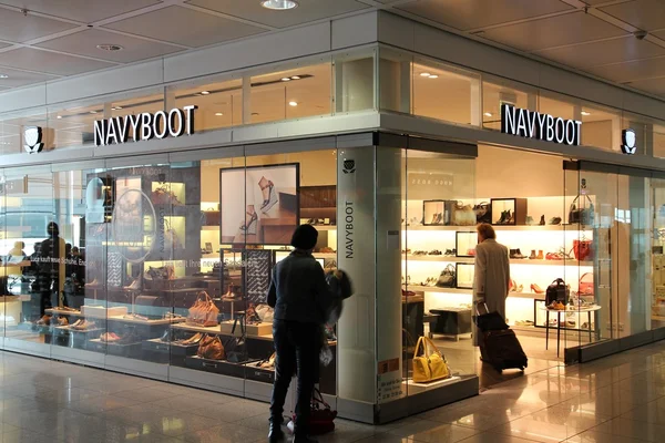 Navyboot schoeisel winkel — Stockfoto