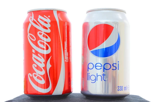 コカ ・ コーラ対ペプシ — ストック写真