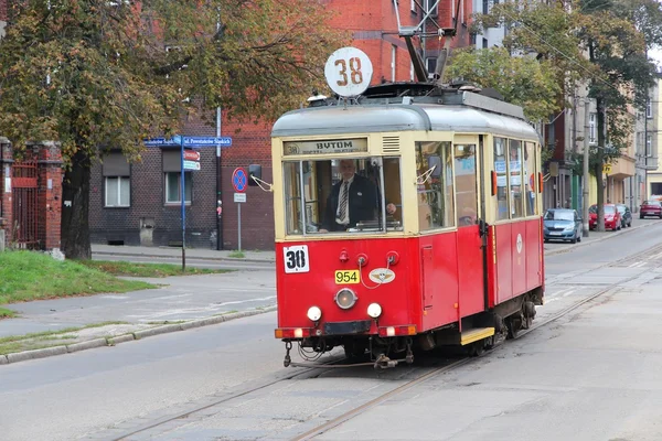 Bytom-Straßenbahn — Stockfoto