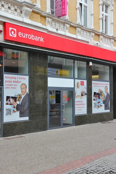 Eurobank, Polonia — Foto de Stock