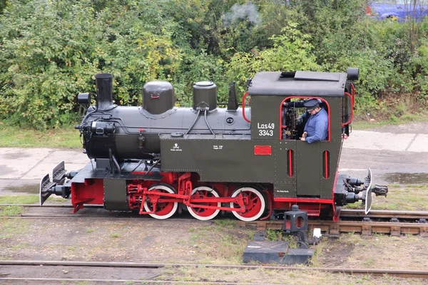 Trem Vapor histórico — Fotografia de Stock