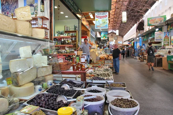 Chania traditionell marknad — Stockfoto