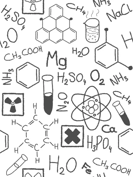 Doodle chimie — Image vectorielle