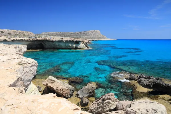 Grotte del Mare di Cipro — Foto Stock