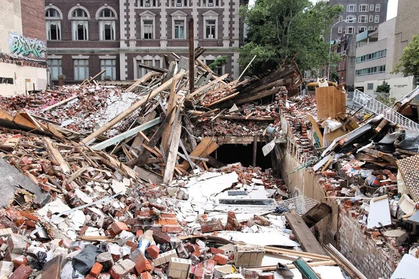 Philadelphia épület összeomlása — Stock Fotó