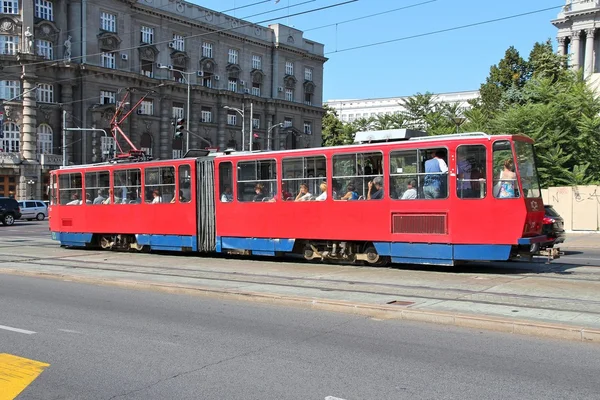 Tramwaj Belgrad — Zdjęcie stockowe