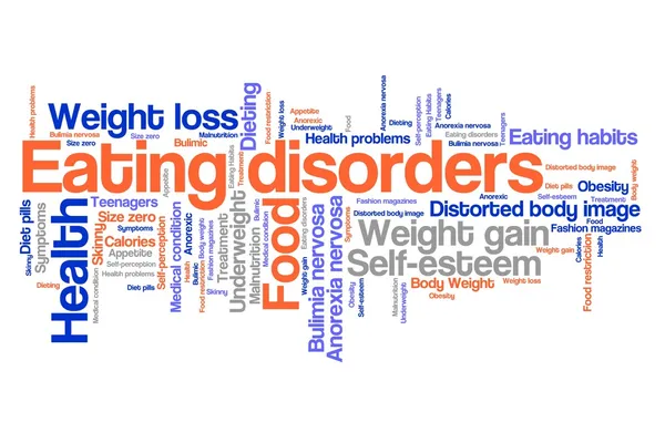 Eating disorder concept — Stock Photo, Image