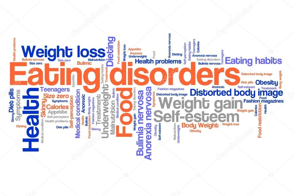 Eating disorder concept