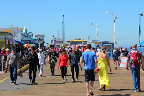 Santa Monica pier — Stok fotoğraf