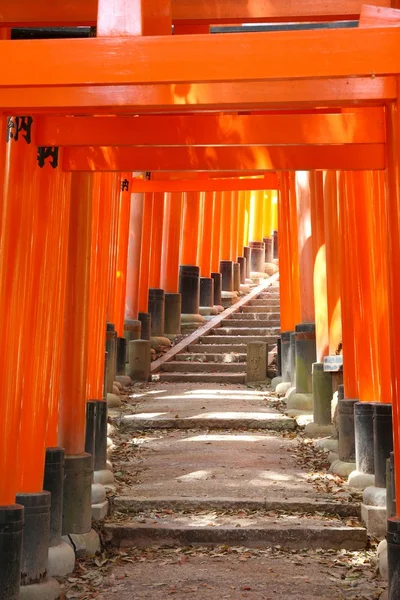 在京都伏见 inari 寺 — 图库照片