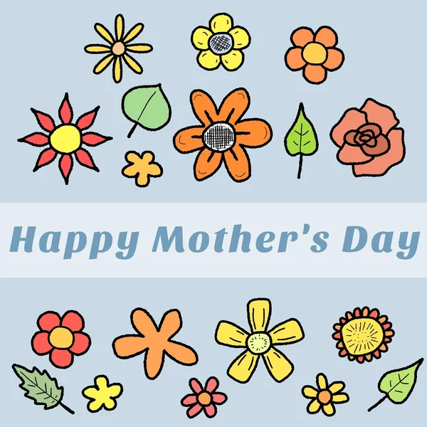 Mothers Day Card — Stock Vector