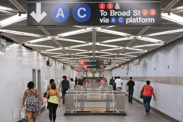 New York City subway — Stock Photo, Image