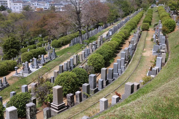 Japanse begraafplaats, himeji — Stockfoto