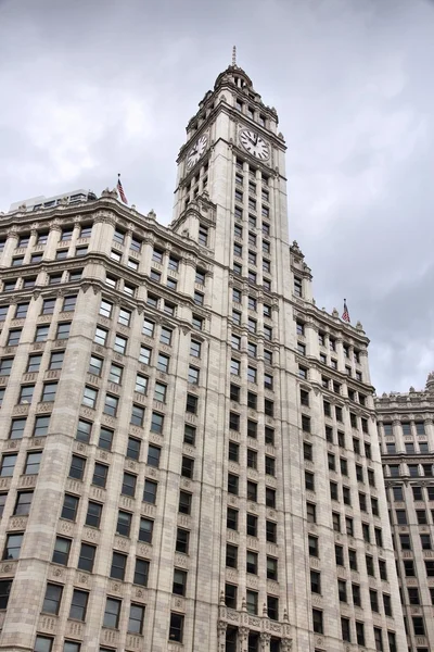 Edifício, de Wrigley chicago — Fotografia de Stock