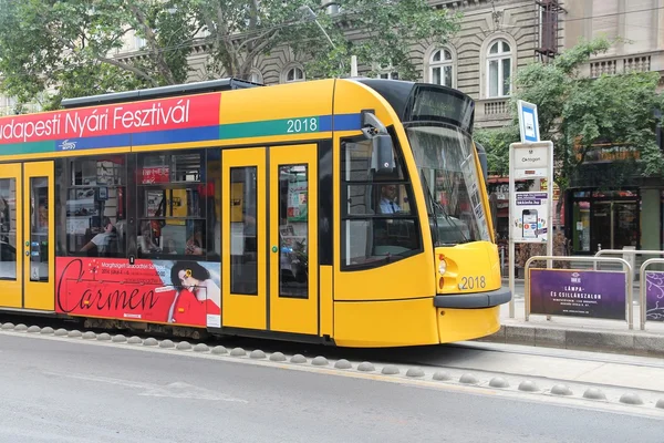 Budapeszt tramwaj — Zdjęcie stockowe