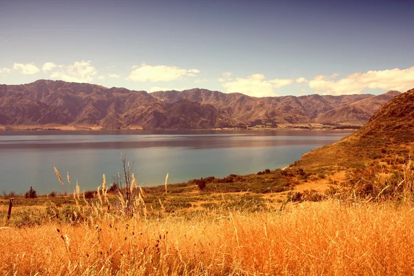 Lago Hawea, Nova Zelândia — Fotografia de Stock
