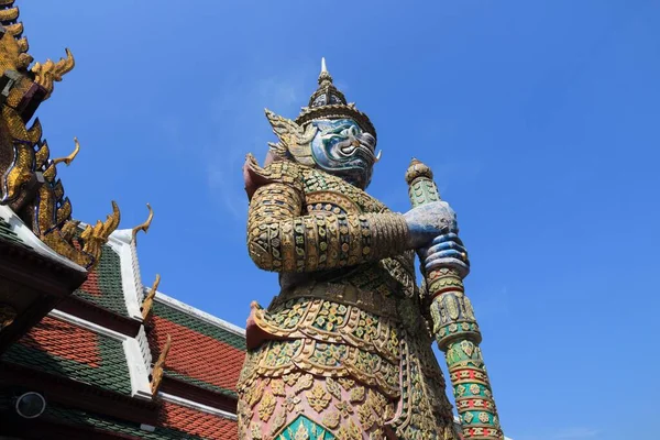 Thailand Landmark Grand Palace Bangkok Thailand Demon Guardian — Stock Photo, Image
