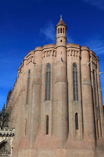 Albi Frankrijk Albi Kathedraal Basiliek Van Sint Cecilia Unesco Werelderfgoed — Stockfoto