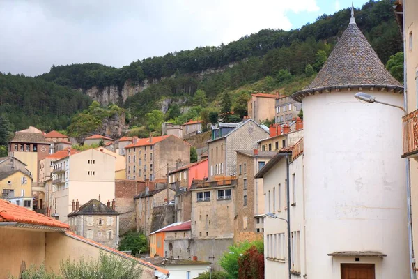 Roquefort Sur Soulzon Cidade Departamento Aveyron França Destino Fabricação Queijos — Fotografia de Stock