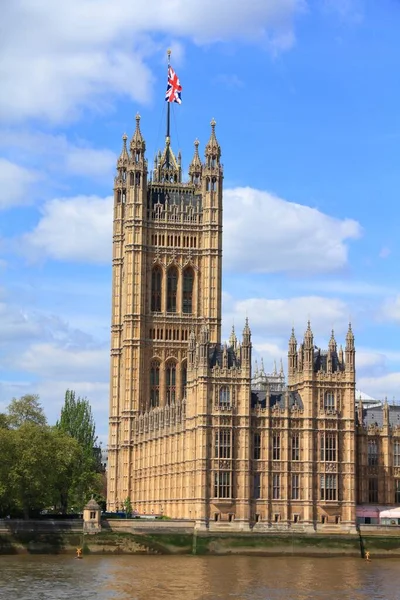 Londres Reino Unido Palacio Westminster Casas Del Parlamento Con Torre — Foto de Stock