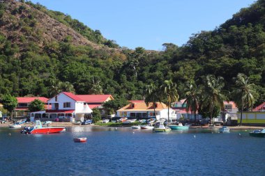 Guadeloupe - Les Saintes adaları. Terre de Haut Körfezi.