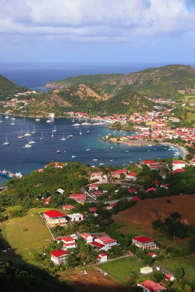 瓜德罗普岛 Guadeloupe Landscape 上海湾地台 加勒比的最佳地点 — 图库照片