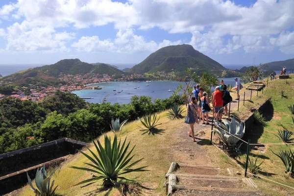 Guadeloupe Francia Diciembre 2019 Gente Visita Fort Napoleon Les Saintes — Foto de Stock