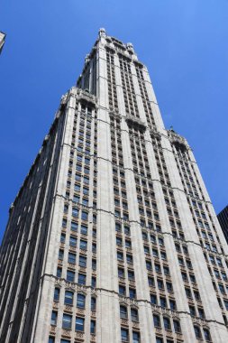 New york, Amerika Birleşik Devletleri - 6 Temmuz 2013: new York'taki dış görünümü oluşturma Woolworth malları işe yaramaz. dünyada 1913 den 1930 woolworth binası en uzun oldu.
