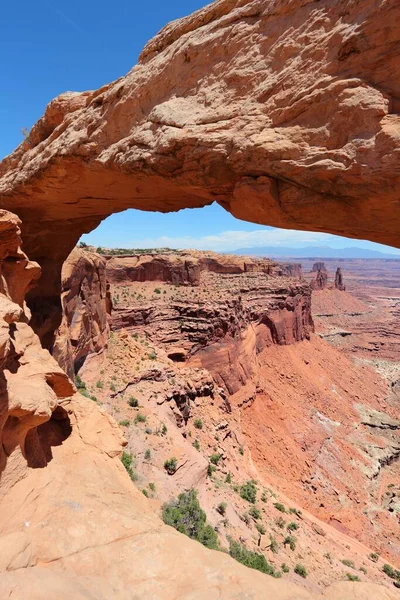 Amerikan Manzarası Utah Abd Deki Kanyonlar Ulusal Parkı Nda Mesa — Stok fotoğraf