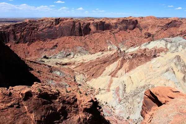 Omvälvning Dome Kratern Canyonlands Nationalpark Utah Usa — Stockfoto