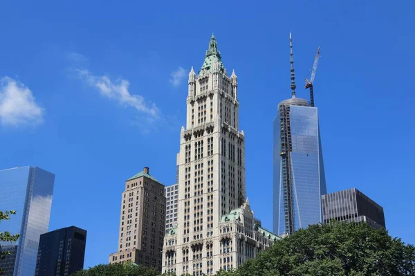 Nueva York Julio 2013 Woolworth Building Exterior View New York — Foto de Stock