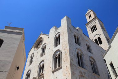 Bari, İtalya - St Sabinus Katedrali. Eski kasaba kilisesi.