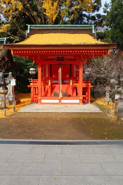 Kyoto Japón Noviembre 2016 Kitano Tenmangu Santuario Vista Otoño Kyoto —  Fotos de Stock