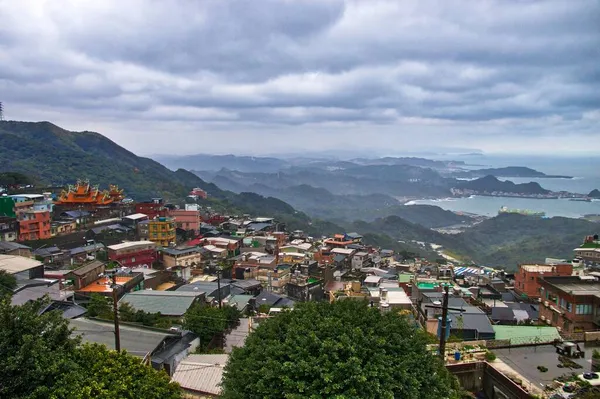 Punkty Orientacyjne Tajwanu Widok Miasto Jiufen — Zdjęcie stockowe