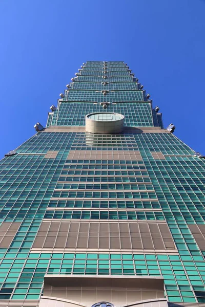 台湾台北 2018年12月3日 台北101大楼 2004年至2010年是世界上最高的 — 图库照片