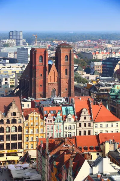Wroclaw Polónia Setembro 2018 Cityscape Wroclaw Polônia Wroclaw Quarta Maior — Fotografia de Stock