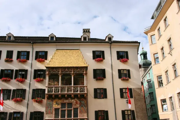 Innsbruck City Austria Capital City Tyrol Golden Roof Goldenes Dachl — Stock Photo, Image