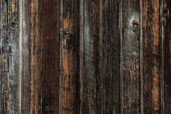 Hardwood Dark Background Texture Weathered Wooden Wall Background — Stock Photo, Image