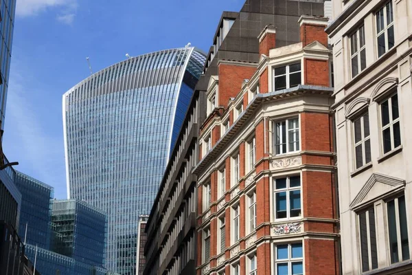 London Storbritannien Juli 2016 Fenchurch Street Skyskrapa London Storbritannien Den — Stockfoto