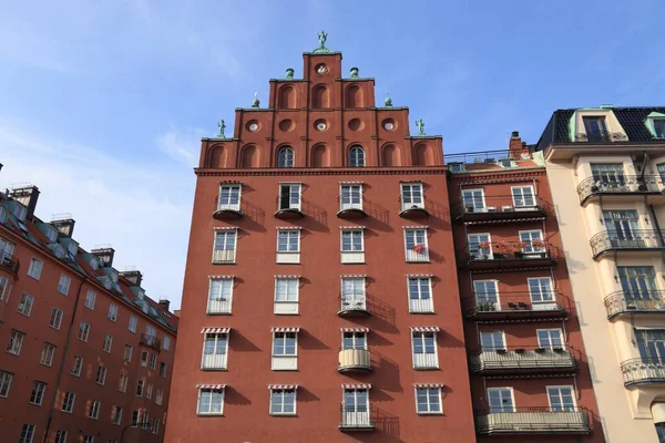 Straßenarchitektur Norr Malastrand Auf Der Insel Kungsholmen Stockholm Schweden — Stockfoto