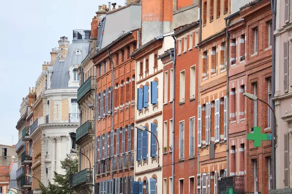 Rua Bairro Capitole Cidade Toulouse França — Fotografia de Stock