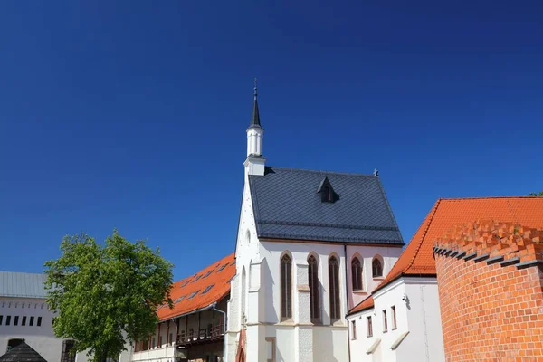 ポーランドのラシボルツ市 ラチボルツのランドマーク ピャスト朝の中世の城 ポーランド語 Zamek Piastowski — ストック写真