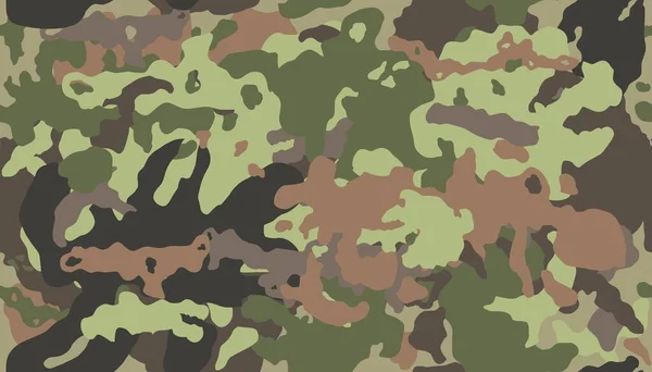 Padrão Camuflagem Vetorial Impressão Moda Camo Militar Camuflagem Padrão Sem — Vetor de Stock