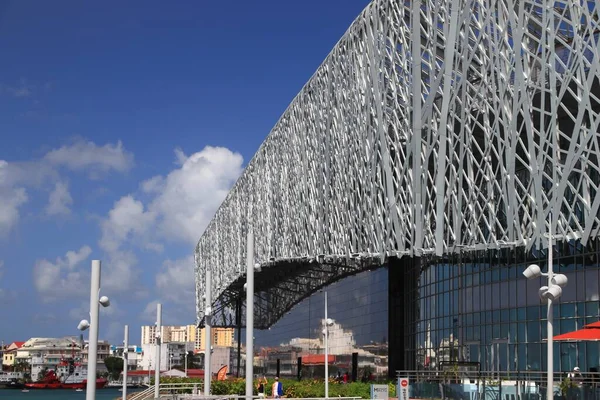 Guadeloupe Frankreich Dezember 2019 Moderne Architektur Des Memorial Acte Pointe — Stockfoto