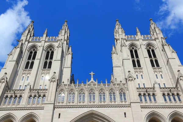Washington Ulusal Katedrali Washington Nin Simgesi Amerikan Mimarisi — Stok fotoğraf