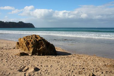 North Island manzara, Yeni Zelanda - sıcak su Beach. Waikato bölge.
